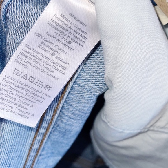 Madewell High-Rise Denim Long Shorts Size 24 - Picture 4 of 6